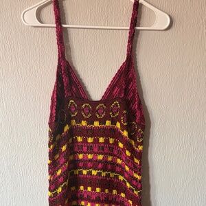 Zara Crochet Dress Size M Spring Summer Sun Dress